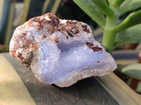 Natural Blue Lace Agate Geode Specimens x 24 From Nsanje, Malawi