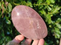 Polished Rose Quartz Standing Free Forms x 2 Madagascar - Toprock Gemstones and Minerals 