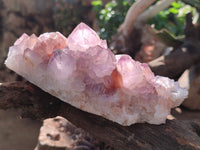 Natural Amethyst Spirit Quartz Clusters x 2 From Boekenhouthoek, South Africa