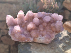 Natural Amethyst Spirit Quartz Clusters x 2 From Boekenhouthoek, South Africa - Toprock Gemstones and Minerals 
