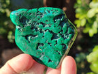Polished Flower Malachite Free Forms x 6 From Congo - Toprock Gemstones and Minerals 