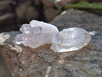 Natural Smokey Amethyst Quartz Crystals x 24 From Brandberg, Namibia