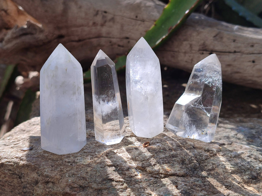 Polished Clear Quartz Crystals x 24 From Madagascar - Toprock Gemstones and Minerals 