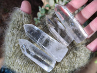 Polished Clear Quartz Crystals x 24 From Madagascar - Toprock Gemstones and Minerals 