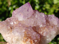 Natural Amethyst Spirit Quartz Clusters x 4 From Boekenhouthoek, South Africa