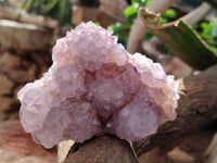 Natural Amethyst Spirit Quartz Clusters x 4 From Boekenhouthoek, South Africa