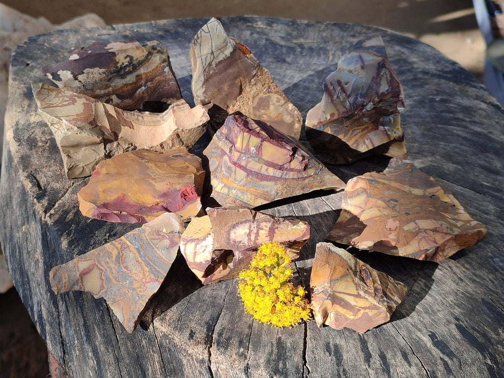 Natural Selected Nguni Jasper Cobbed Specimens x 24 From Prieska, South Africa - Toprock Gemstones and Minerals 