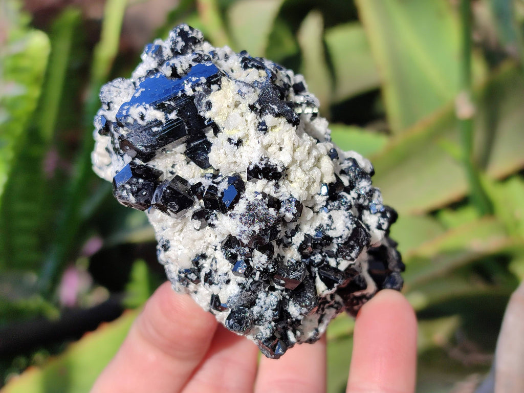 Natural Schorl Black Tourmaline Specimens x 4 From Erongo, Namibia - Toprock Gemstones and Minerals 