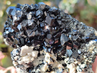 Natural Schorl Black Tourmaline Specimens x 4 From Erongo, Namibia