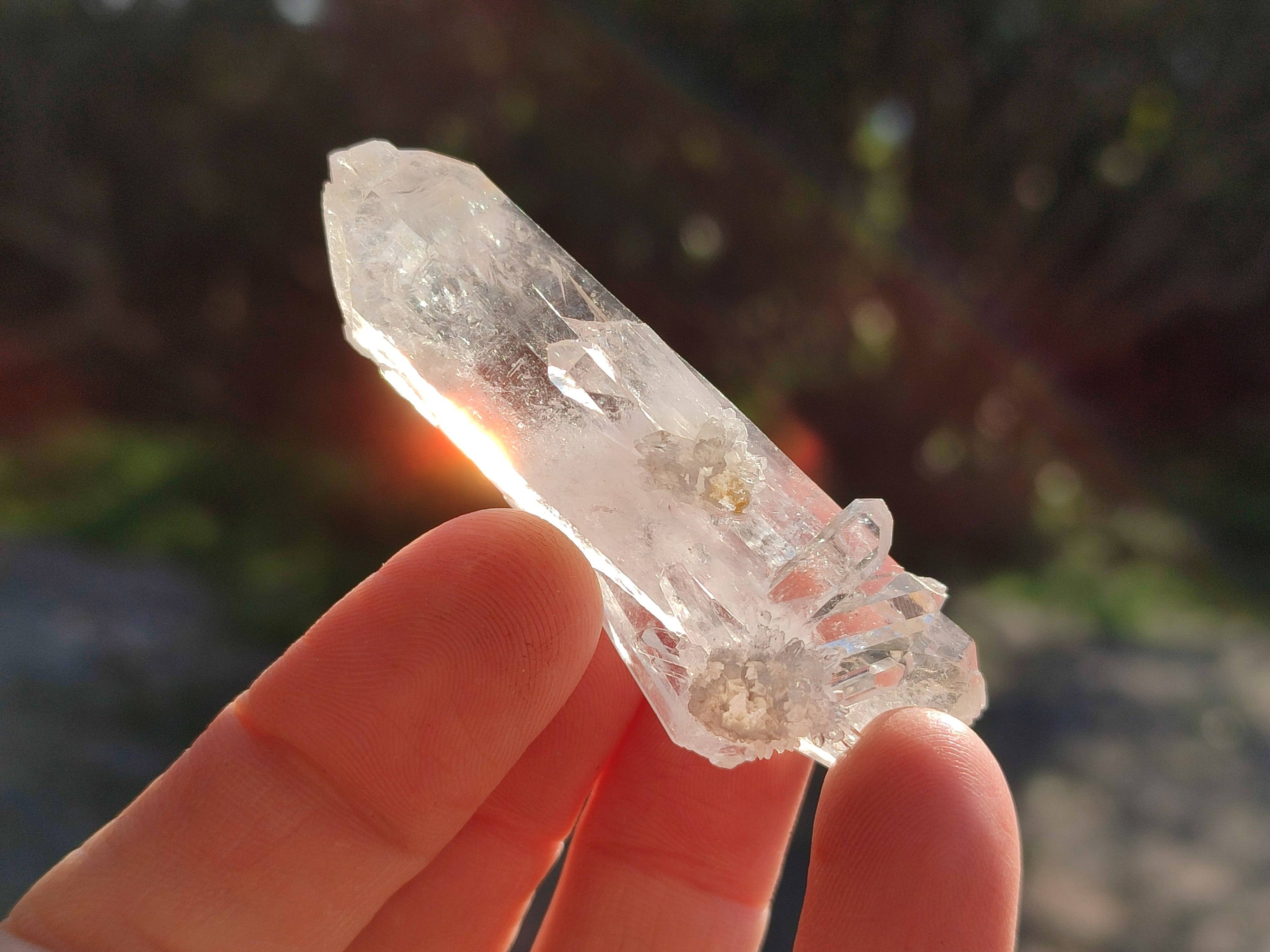 Natural Smokey Amethyst Quartz Crystals x 22 From Brandberg, Namibia - Toprock Gemstones and Minerals 