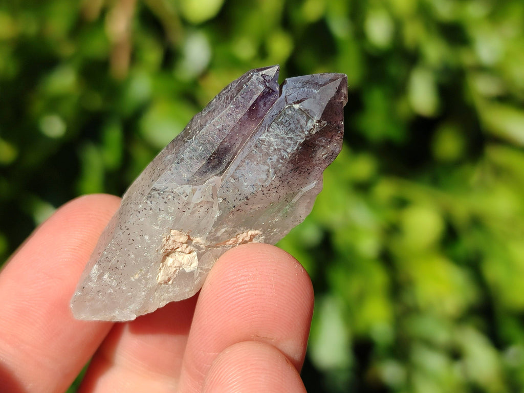 Natural Smokey Amethyst Quartz Crystals x 22 From Brandberg, Namibia - Toprock Gemstones and Minerals 