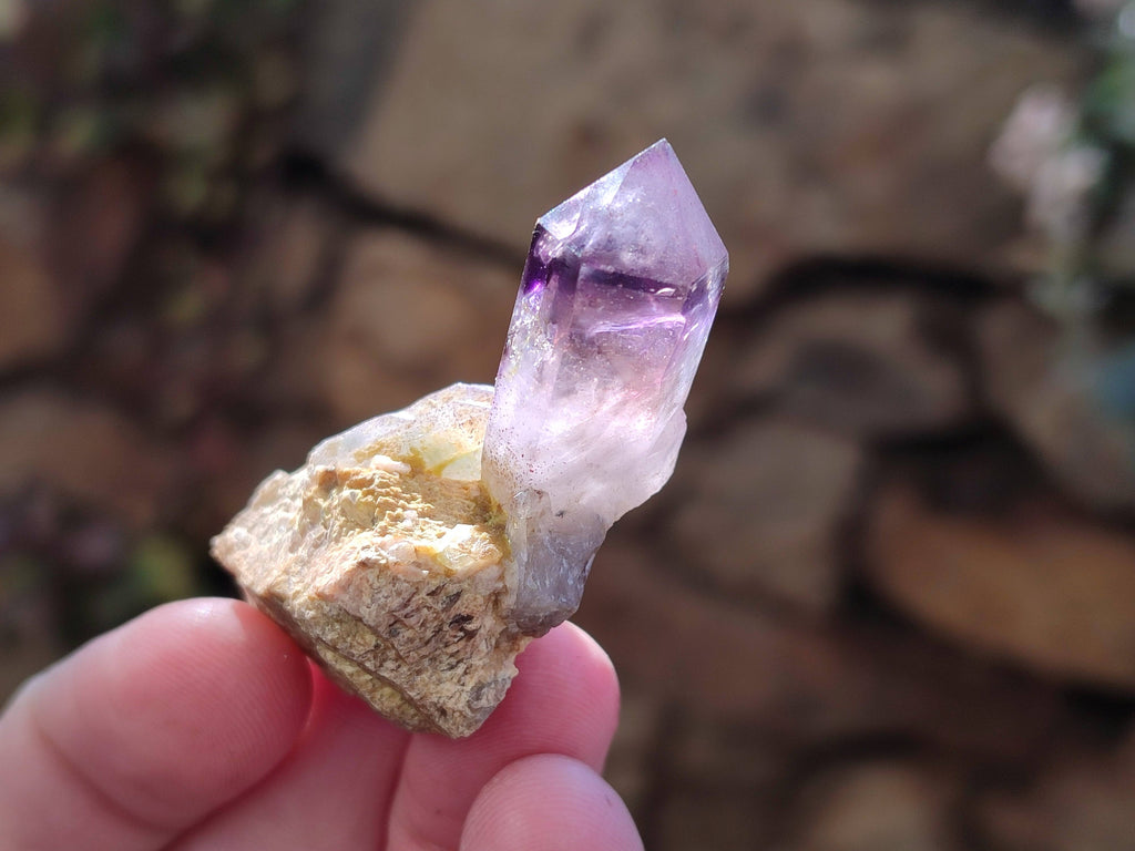 Natural Smokey Amethyst Quartz Crystals x 22 From Brandberg, Namibia - Toprock Gemstones and Minerals 