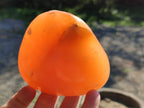 Polished Orange Twist Calcite Standing Free Forms x 3 From Madagascar - Toprock Gemstones and Minerals 