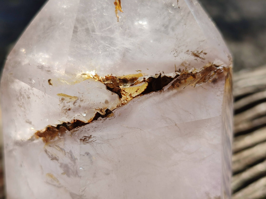 Natural Smokey Window Amethyst Crystal x 1 From Madagascar - Toprock Gemstones and Minerals 