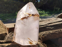 Natural Smokey Window Amethyst Crystal x 1 From Madagascar