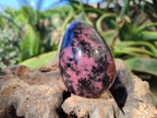 Polished Rhodonite Eggs x 4 From Ambindavato, Madagascar - Toprock Gemstones and Minerals 