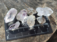 Natural Smokey Amethyst Quartz Crystals x 70 From Brandberg, Namibia