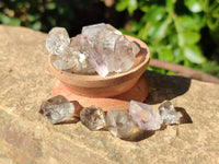 Natural Smokey Amethyst Quartz Crystals x 70 From Brandberg, Namibia