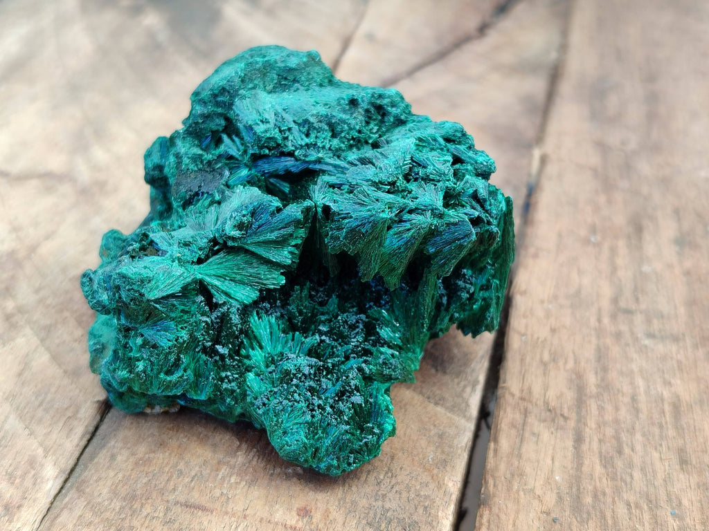 Natural Silky Malachite Specimens x 6 From Kasompe, Congo - Toprock Gemstones and Minerals 