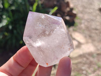 Polished Window Amethyst Crystals x 6 From Madagascar