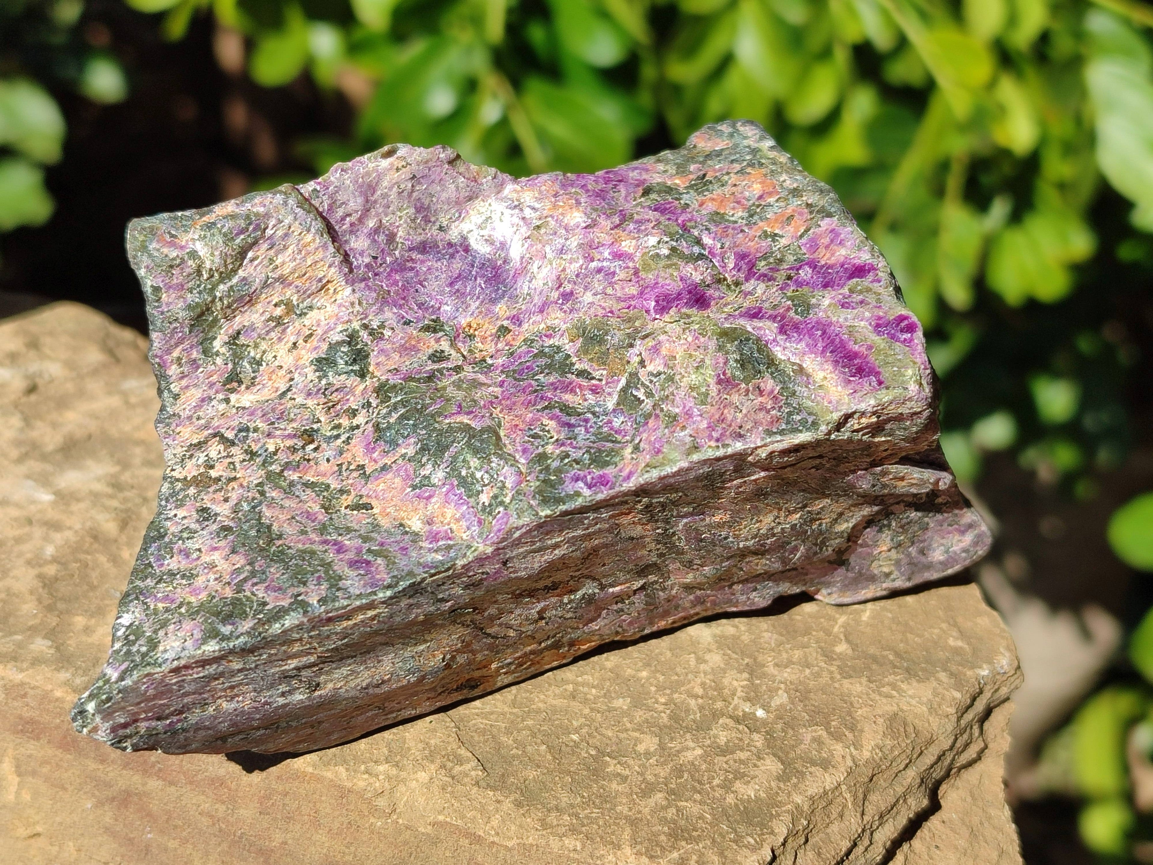 Natural Stichtite Cobbed Specimens x 9 From Barberton, South Africa - Toprock Gemstones and Minerals 