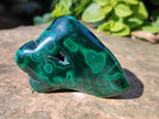 Polished Malachite Free Forms x 6 From Congo - Toprock Gemstones and Minerals 