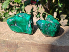 Polished Malachite Free Forms x 6 From Congo - Toprock Gemstones and Minerals 