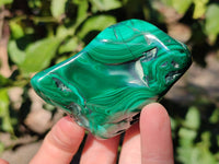 Polished Malachite Free Forms x 6 From Congo - Toprock Gemstones and Minerals 