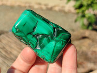 Polished Malachite Free Forms x 6 From Congo - Toprock Gemstones and Minerals 