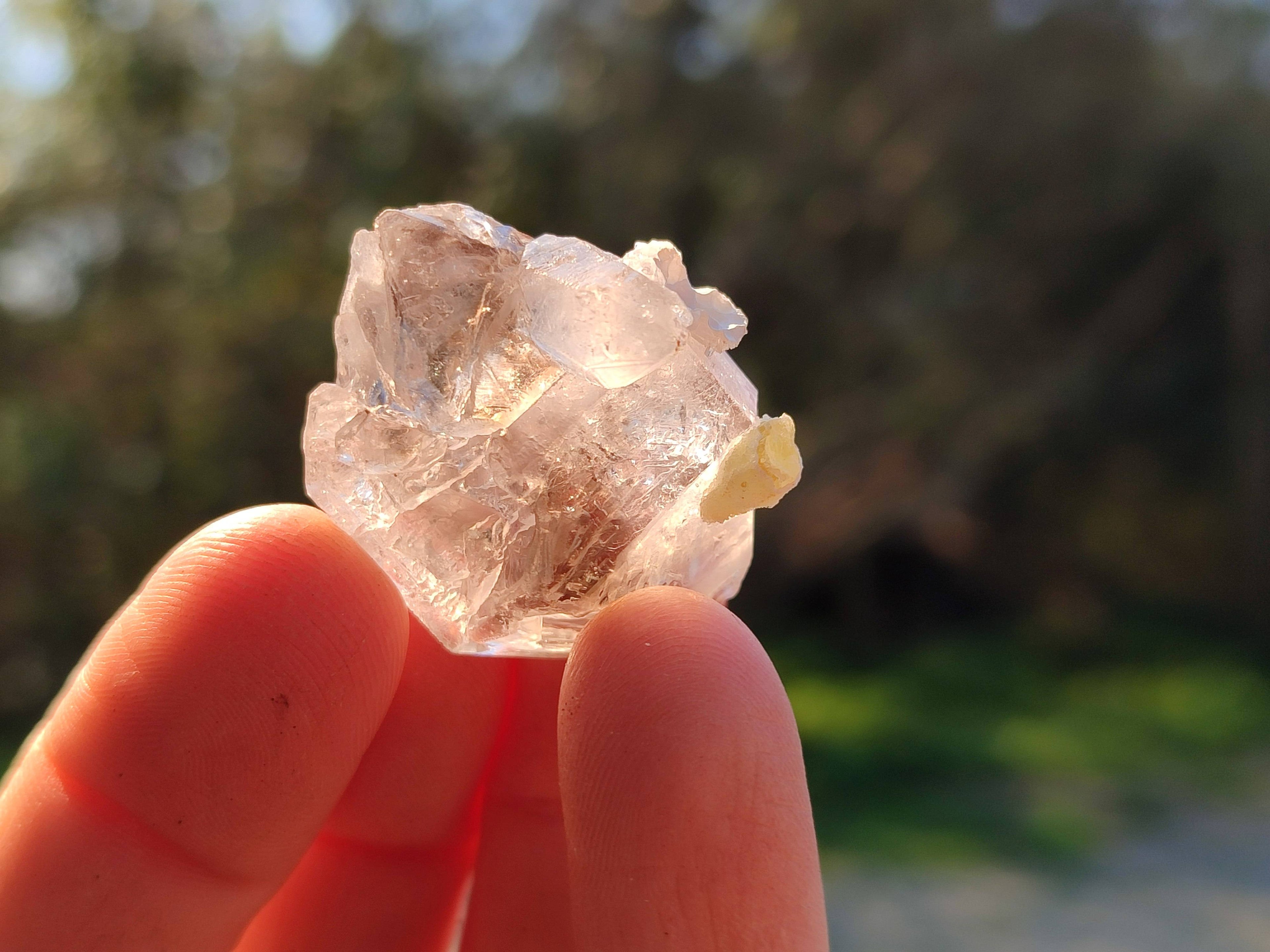Natural Smokey Amethyst Quartz Crystals x 20 From Brandberg, Namibia - Toprock Gemstones and Minerals 