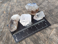 Natural Smokey Amethyst Quartz Crystals x 20 From Brandberg, Namibia