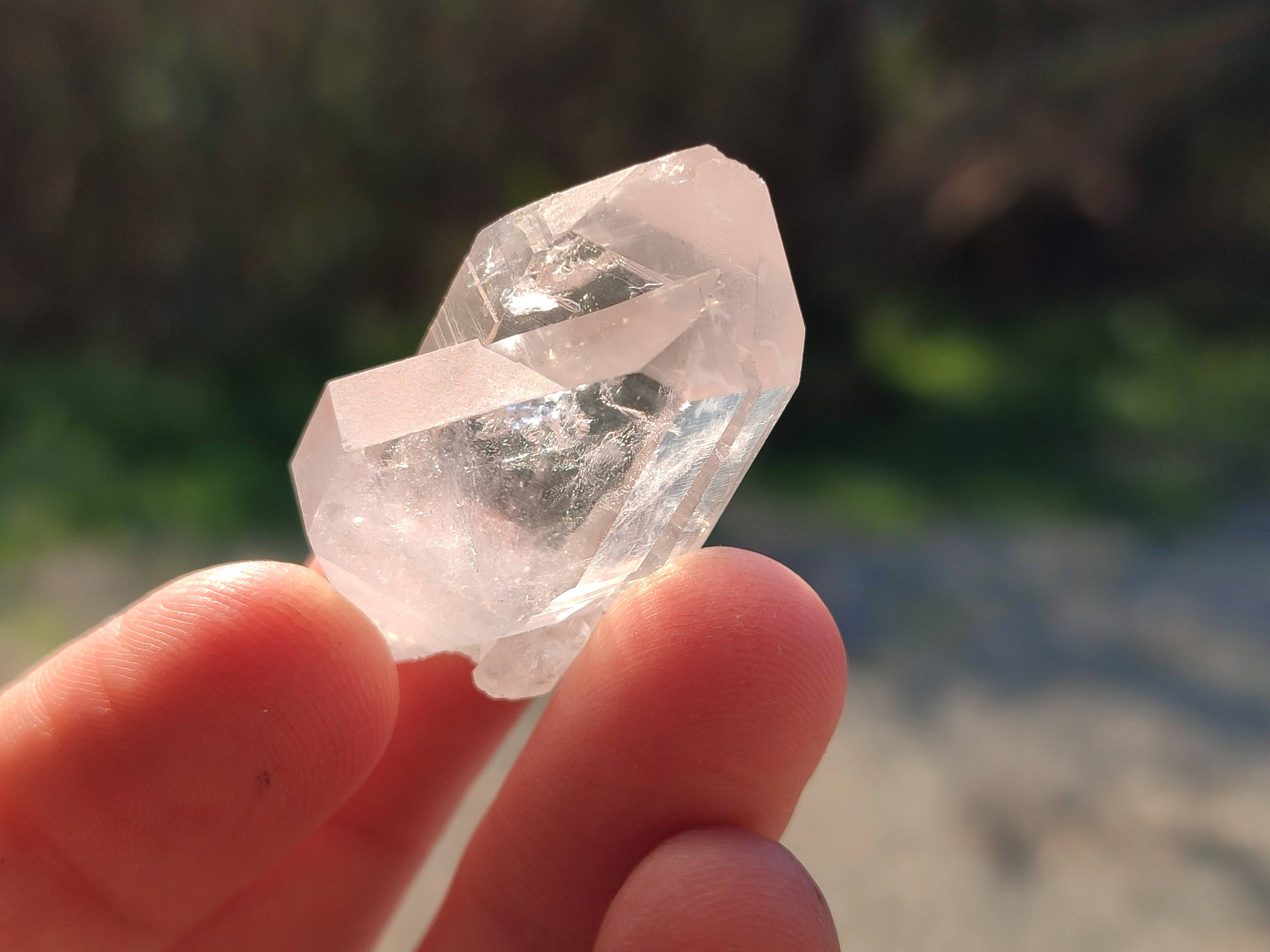 Natural Smokey Amethyst Quartz Crystals x 20 From Brandberg, Namibia - Toprock Gemstones and Minerals 