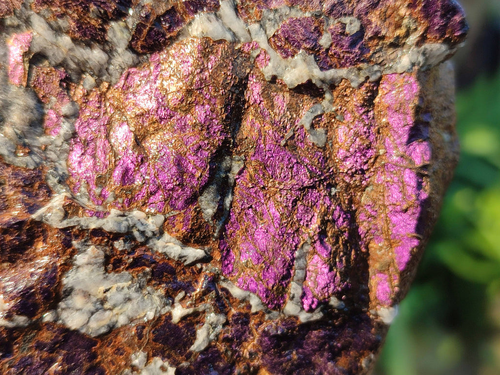 Natural Metallic Purpurite Cobbed Specimens x 3 From Erongo, Namibia - Toprock Gemstones and Minerals 