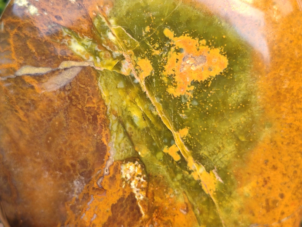 Polished Green Opal Standing Free Form x 1 From Madagascar - Toprock Gemstones and Minerals 