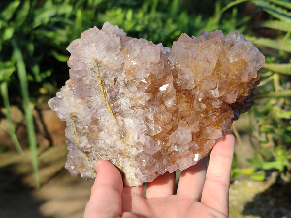 Natural Spirit Quartz Clusters x 2 From South Africa