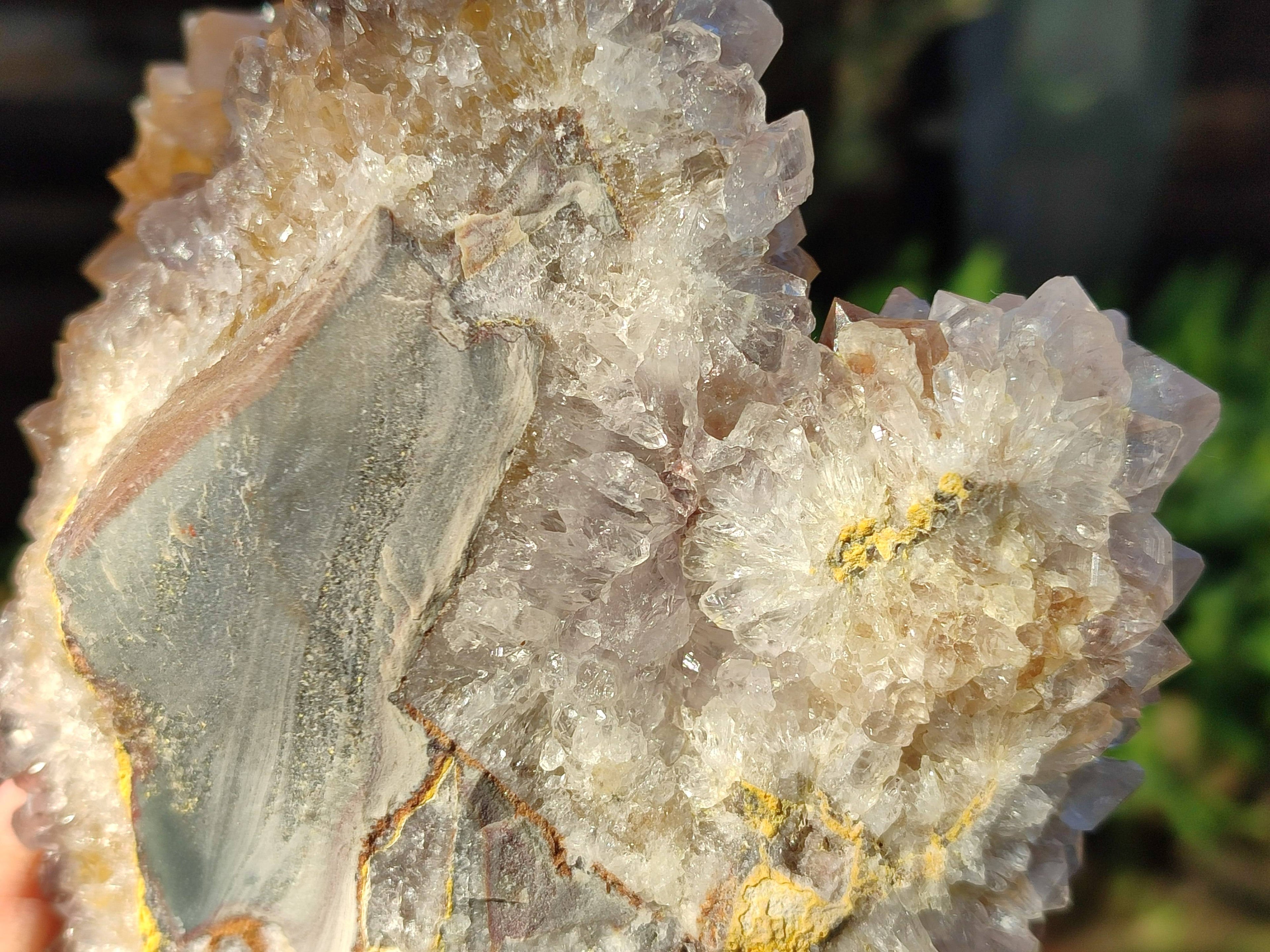 Natural Spirit Quartz Clusters x 2 From South Africa - Toprock Gemstones and Minerals 