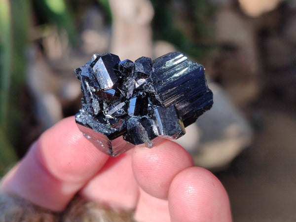 Natural Schorl Black Tourmaline Specimens x 35 From Namibia