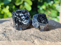 Natural Schorl Black Tourmaline Specimens x 35 From Namibia
