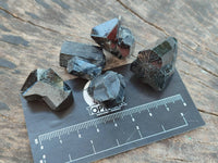 Natural Schorl Black Tourmaline Specimens x 35 From Namibia