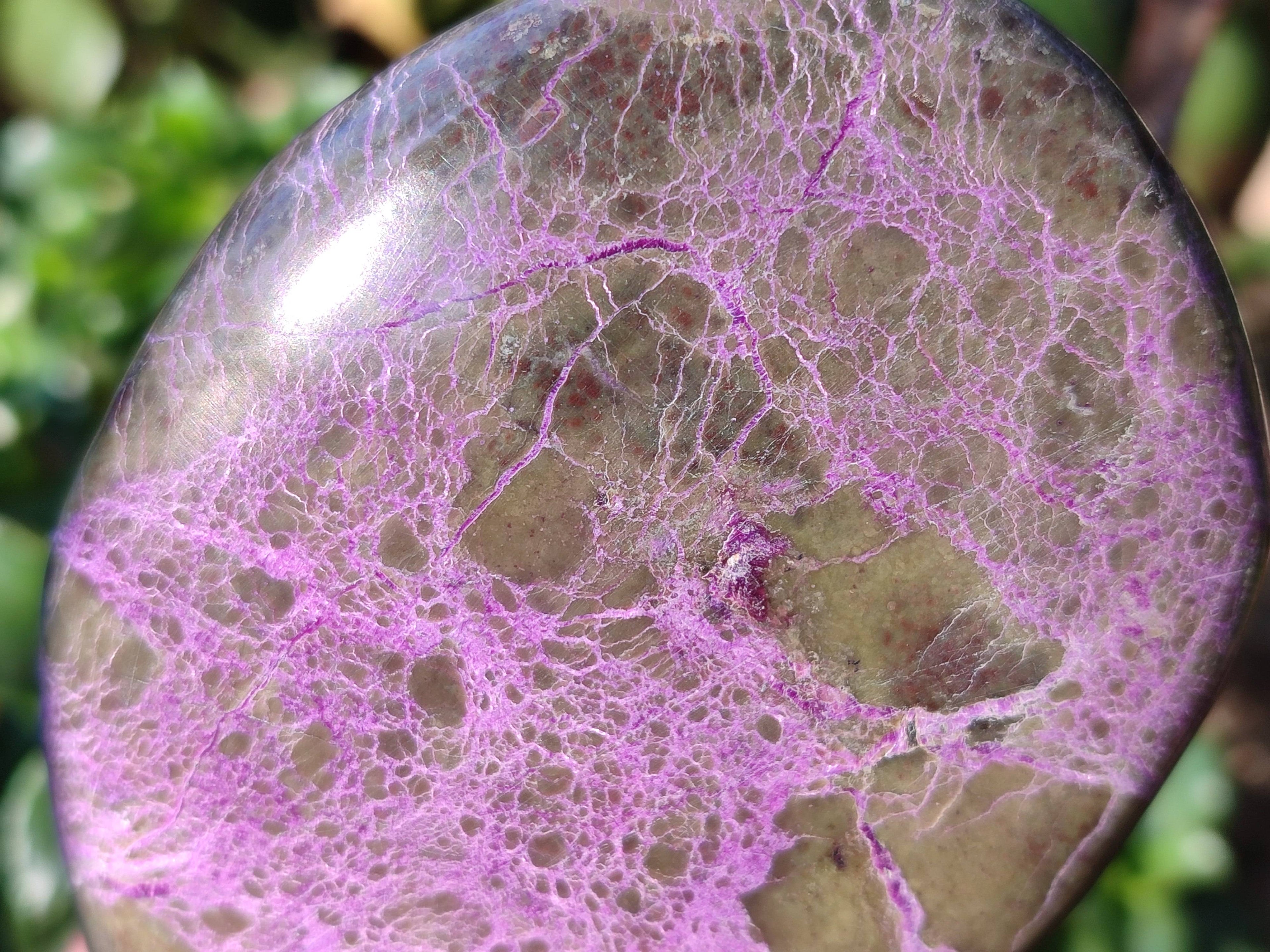 Polished Stichtite Standing Free Forms x 3 From Barberton, South Africa - Toprock Gemstones and Minerals 