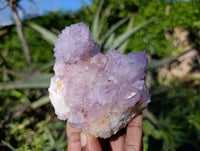 Natural Amethyst Spirit Quartz Clusters x 4 From Boekenhouthoek, South Africa