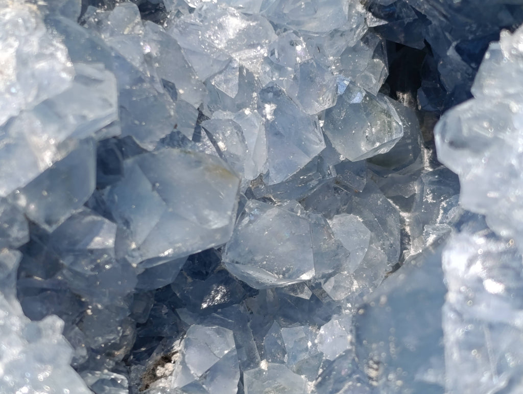 Natura Celestite Geode Specimen x 1 From Sakoany, Madagascar - Toprock Gemstones and Minerals 