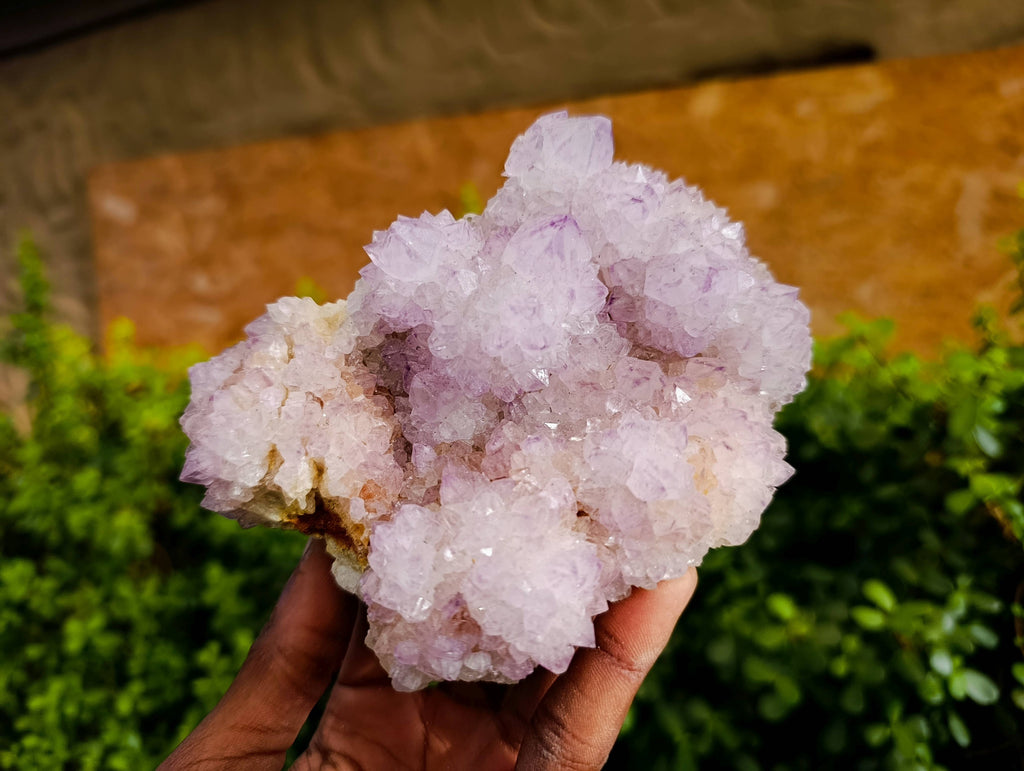 Natural Amethyst Spirit Quartz Clusters x 2 From Boekenhouthoek, South Africa - Toprock Gemstones and Minerals 