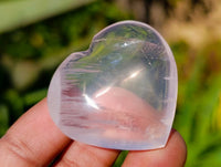 Polished Rose Quartz Hearts x 20 Madagascar