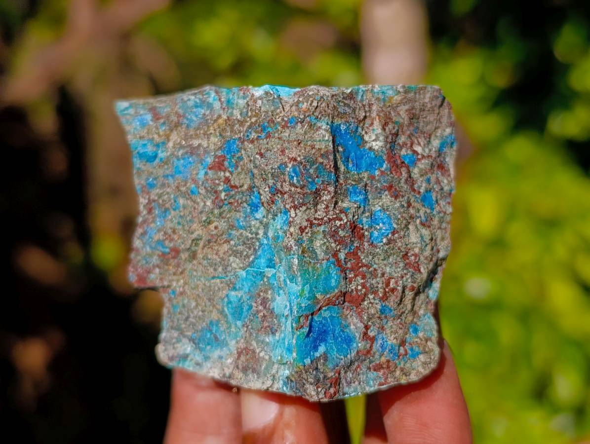 Natural Shattuckite with Chrysocolla Cobbed Specimens x 12 From Kaokoveld, Namibia - Toprock Gemstones and Minerals 