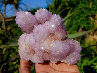 Natural Amethyst Spirit Quartz Clusters x 2 From Boekenhouthoek, South Africa