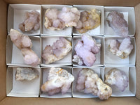 Natural Amethyst Spirit Quartz Clusters x 12 From Boekenhouthoek, South Africa