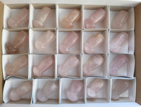 Polished Rose Quartz Mushrooms x 20 Madagascar