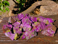 Natural Stichtite Cobbed Specimens x 15 From Barberton, South Africa