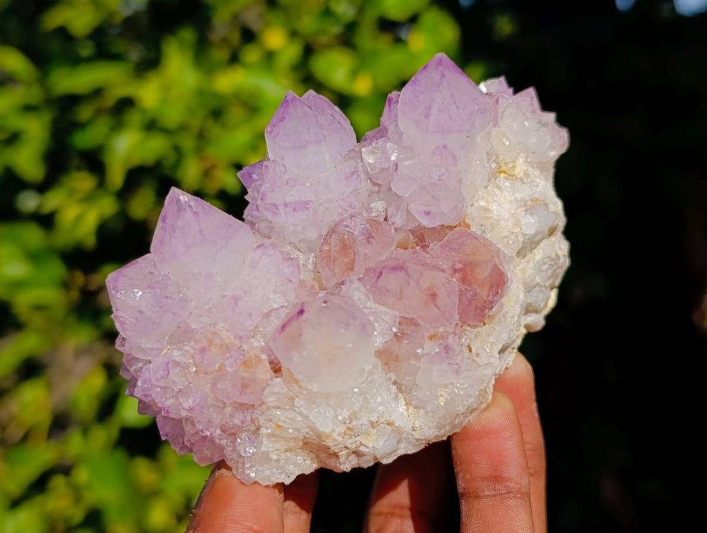 Natural Amethyst Spirit Quartz Clusters x 4 From Boekenhouthoek, South Africa - Toprock Gemstones and Minerals 